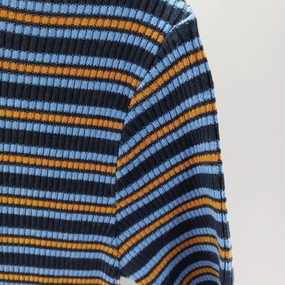 Urban Outfitters Striped Knit Mini Dress Womens Size S  Short Sleeve Bodycon - Picture 7 of 10